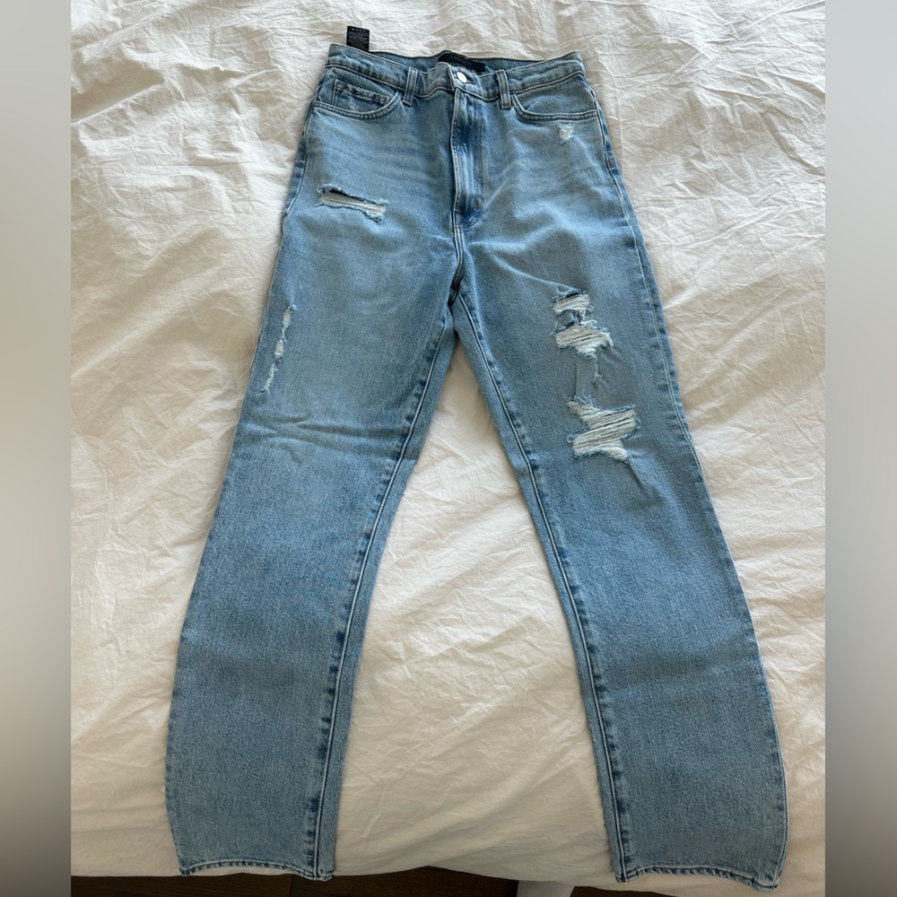 J Brand Denim Jeans straight leg distressed